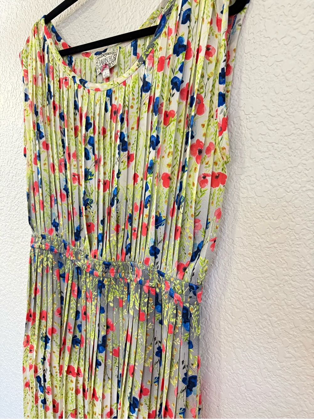 Yoana Baraschi for Anthropologie Meadowlight Floral Pleated Dress | Large - Picture 5 of 12